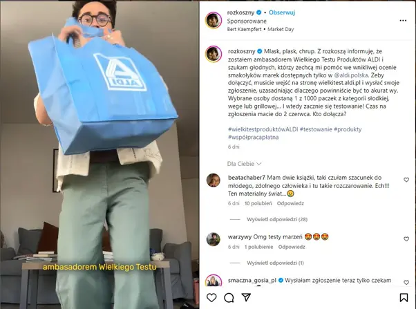 Współpraca z influemncerem