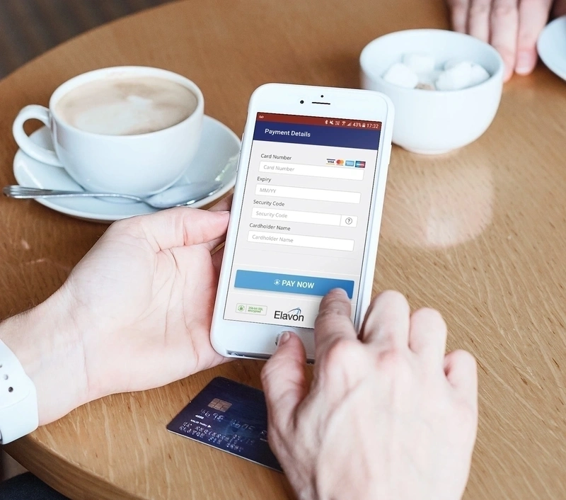 Bramka płatnicza elavon w wersji mobilnej