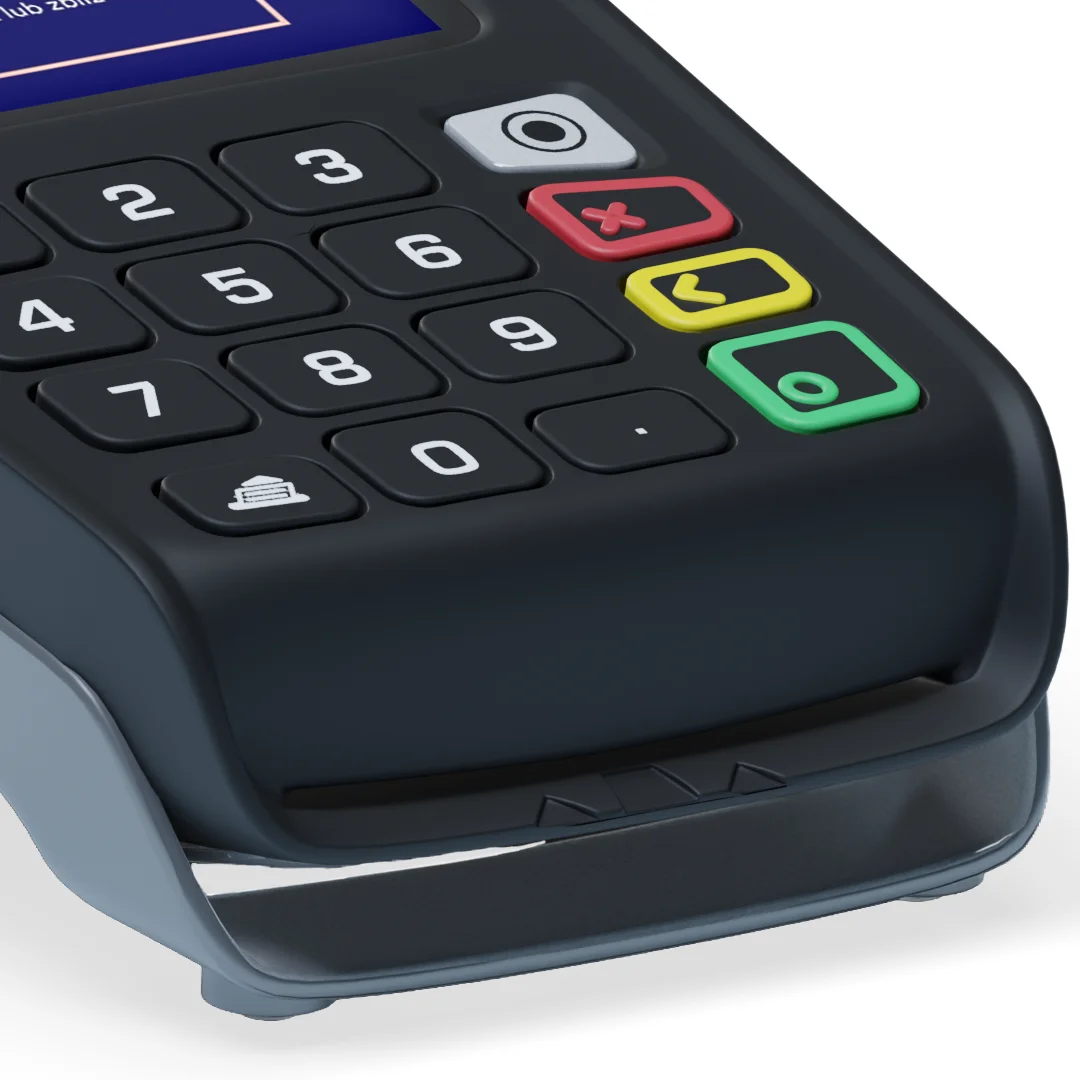 Ingenico Desk 5000 mobilny terminal płatniczy przyciski