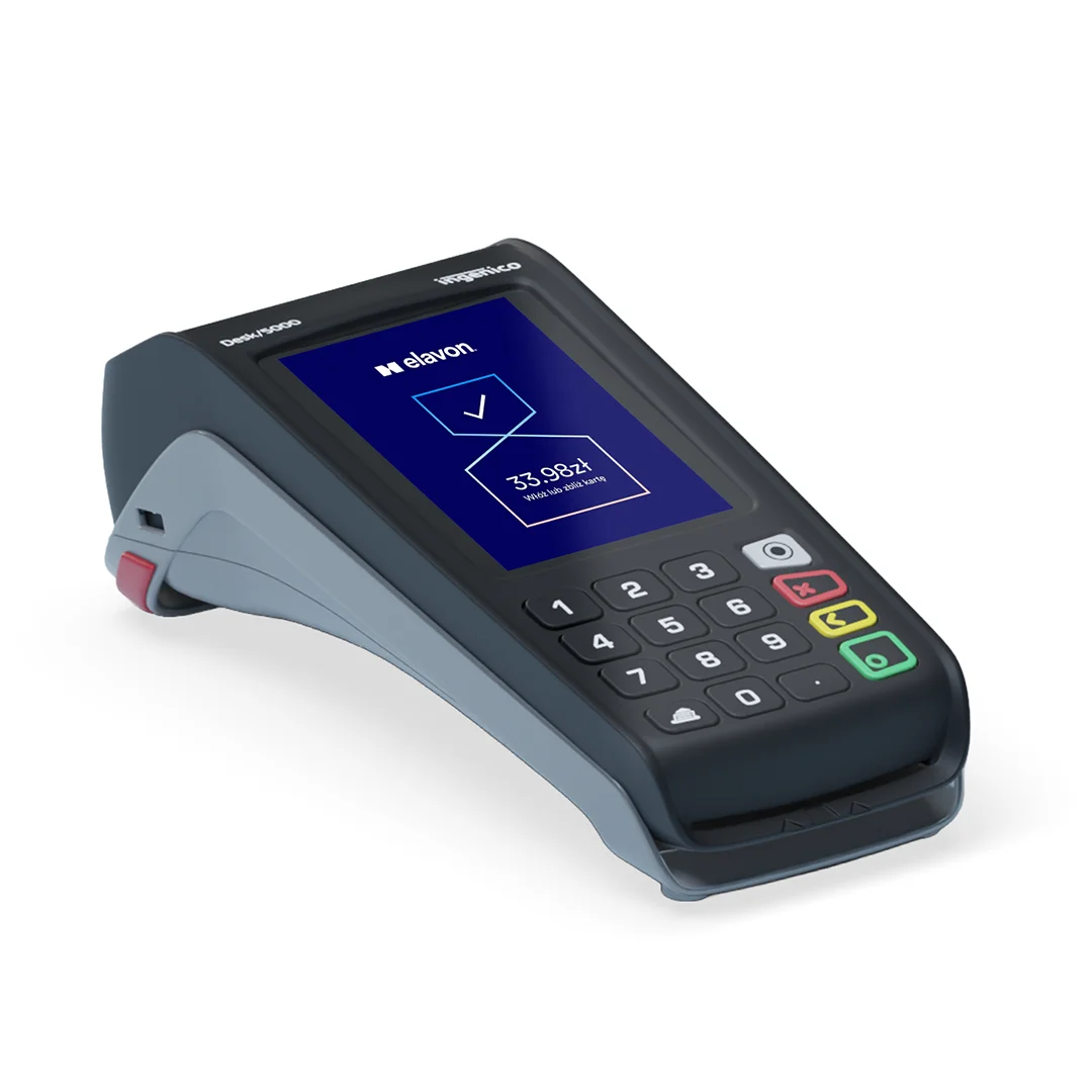 Desk 5000 stacjonarny terminal z lewej