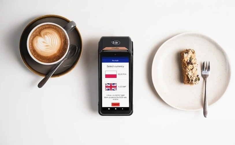 Terminal DX8000 na ladzie