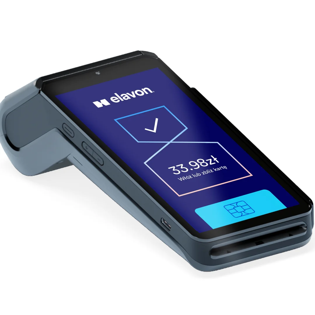 Mobilny terminal DX8000 bokiem